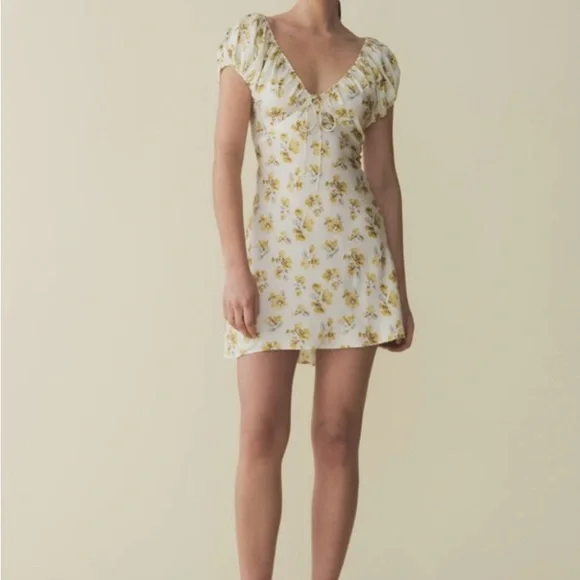 women's golf dress Women's short sleeve golf dress S / Cream